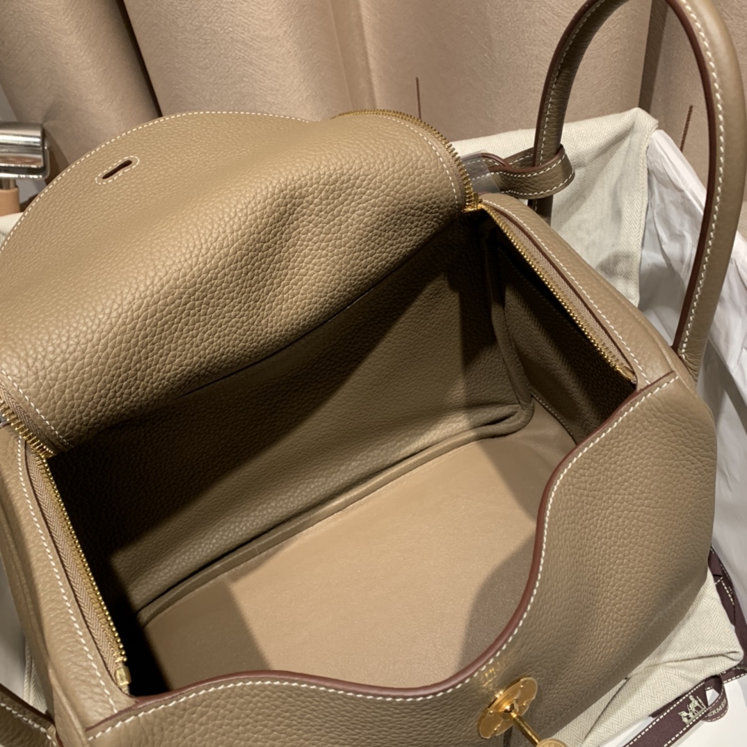 에르메스 린디백30 에토프 금장 끌레망스 가죽